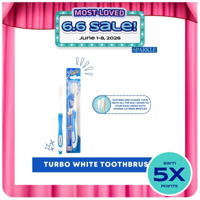 SPARKLE - SPARKLE Turbo White Toothbrush