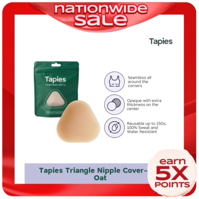 TAPIES TAPIES Triangle Nipple Cover Ups - Oat