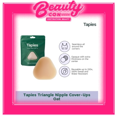 TAPIES TAPIES Triangle Nipple Cover Ups - Oat