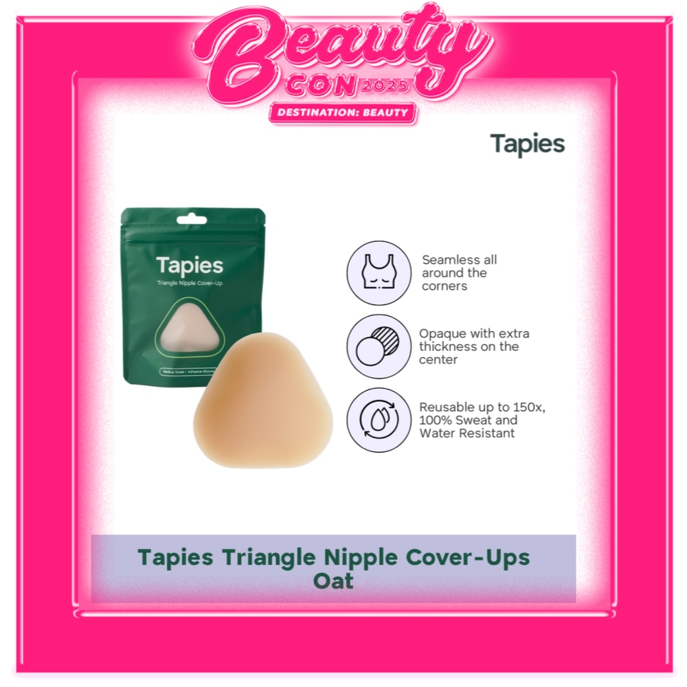 TAPIES Triangle Nipple Cover Ups - Oat