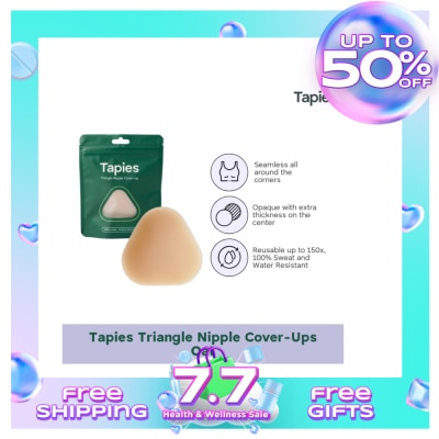 TAPIES TAPIES Triangle Nipple Cover Ups - Oat