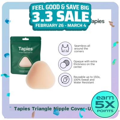 TAPIES TAPIES Triangle Nipple Cover Ups - Soy