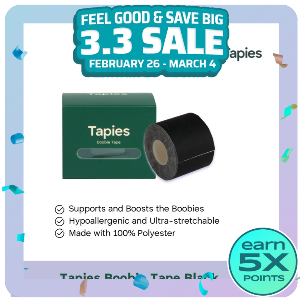 Tapies Boobie Tape - Black