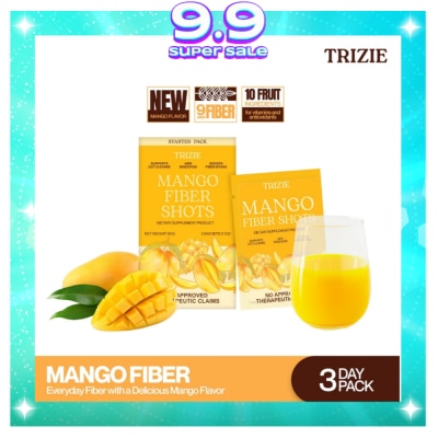 TRIZIE TRIZIE Mango fiber Shots 10g x 3 Sachets