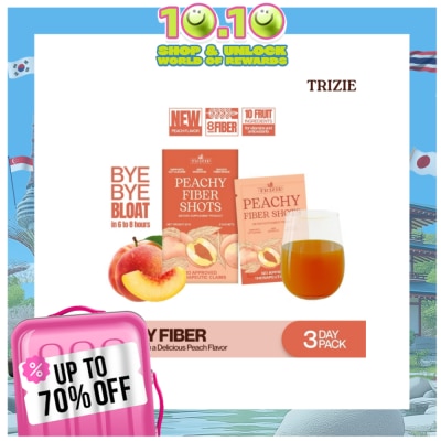 TRIZIE TRIZIE Peachy Fiber Shots 3 Sachets x 10g