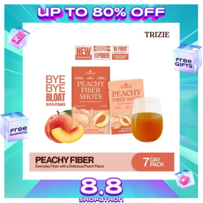 TRIZIE TRIZIE Peachy Fiber Shots 7 Sachets X 10G