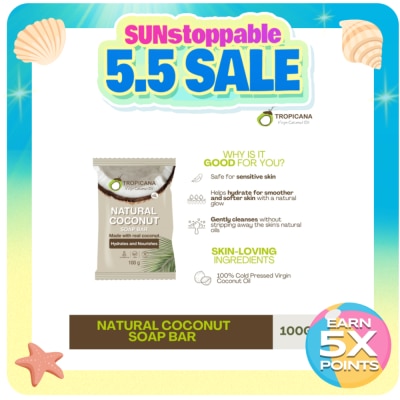 TROPICANA - Tropicana Natural Coconut Soap Bar 100g