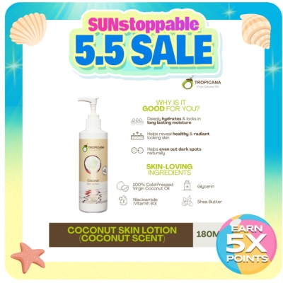 TROPICANA - TROPICANA Coconut Body Lotion 180ml