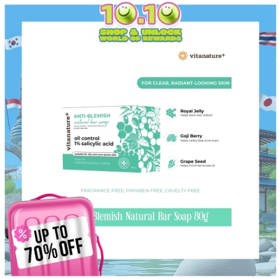 VITANATURE Vitanature+ Anti Blemish Natural Bar Soap 80g
