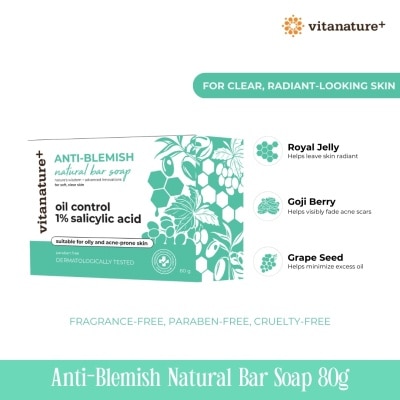 VITANATURE Vitanature+ Anti Blemish Natural Bar Soap 80g