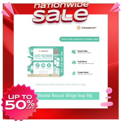 VITANATURE VITANATURE Anti-Blemish Soap 80g With Soap Pouch