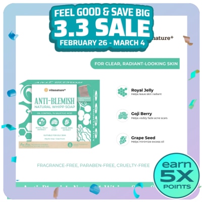 VITANATURE VITANATURE Anti-Blemish Soap 80g With Soap Pouch