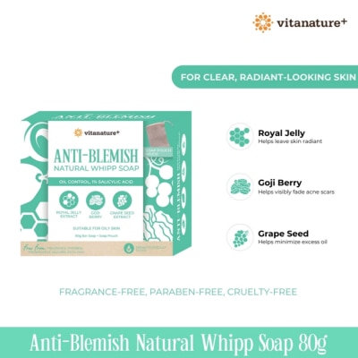 VITANATURE - VITANATURE Anti-Blemish Soap 80g With Soap Pouch
