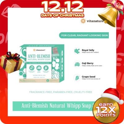 VITANATURE VITANATURE Anti-Blemish Soap 80g With Soap Pouch