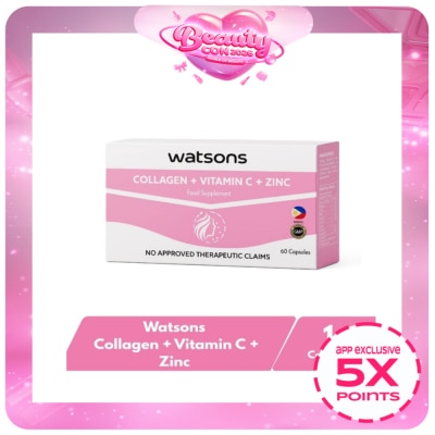 WATSONS GENERICS - WATSONS GENERICS Collagen + Vitamin C + Zinc 1 350mg (Sold Per Piece)