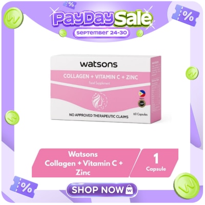 WATSONS GENERICS WATSONS GENERICS Collagen + Vitamin C + Zinc 1 350mg (Sold Per Piece) image