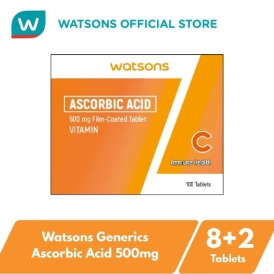 WATSONS GENERICS Ascorbic acid 500mg 1 Tablet