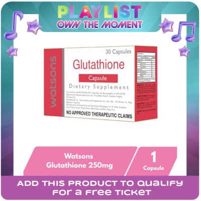 WATSONS GENERICS - WATSONS GENERICS Glutathione 250mg Dietary Supplement Sold Per Piece