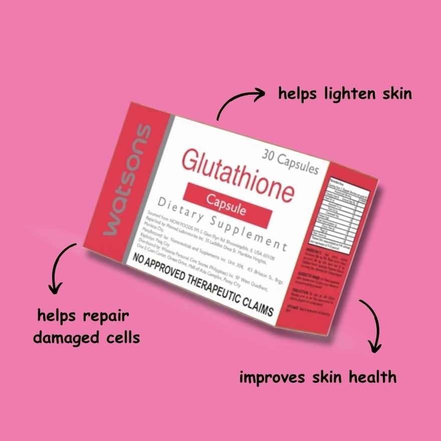 WATSONS GENERICS Glutathione 250mg Dietary Supplement Sold Per Piece