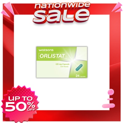 WATSONS GENERICS Orlistat 120mg 1 Capsule
