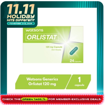 WATSONS GENERICS WATSONS GENERICS Orlistat 120mg Sold Per Piece image