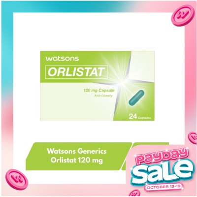 WATSONS GENERICS WATSONS GENERICS Orlistat 120mg Sold Per Piece image