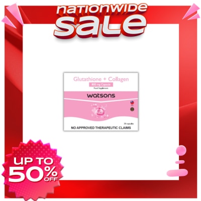 WATSONS GENERICS Glutathione + Collagen 800mg 1 Capsule