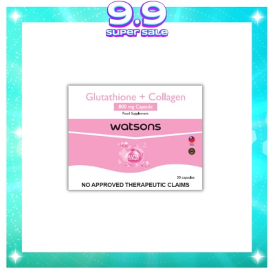 WATSONS GENERICS WATSONS GENERICS Glutathione + Collagen 800mg Sold Per Piece