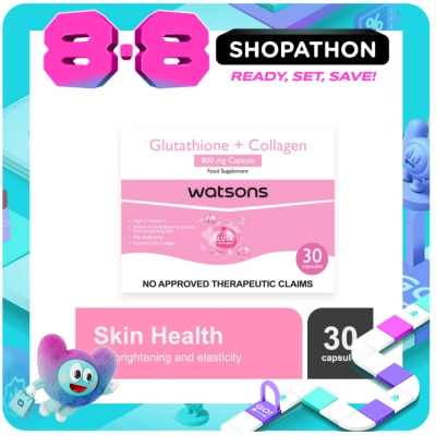 WATSONS GENERICS - WATSONS GENERICS Glutathione + Collagen 800mg Sold Per Piece image