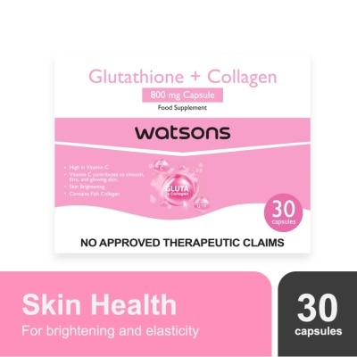 WATSONS GENERICS WATSONS GENERICS Glutathione + Collagen 800mg Sold Per Piece