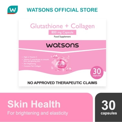 WATSONS GENERICS WATSONS GENERICS Glutathione + Collagen 800mg Sold Per Piece