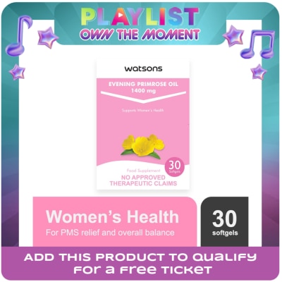 WATSONS GENERICS - WATSONS GENERICS Evening Primrose Oil Softgel Capsule 1400mg Sold Per Piece