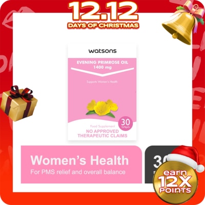 WATSONS GENERICS WATSONS GENERICS Evening Primrose Oil Softgel Capsule 1400mg Sold Per Piece