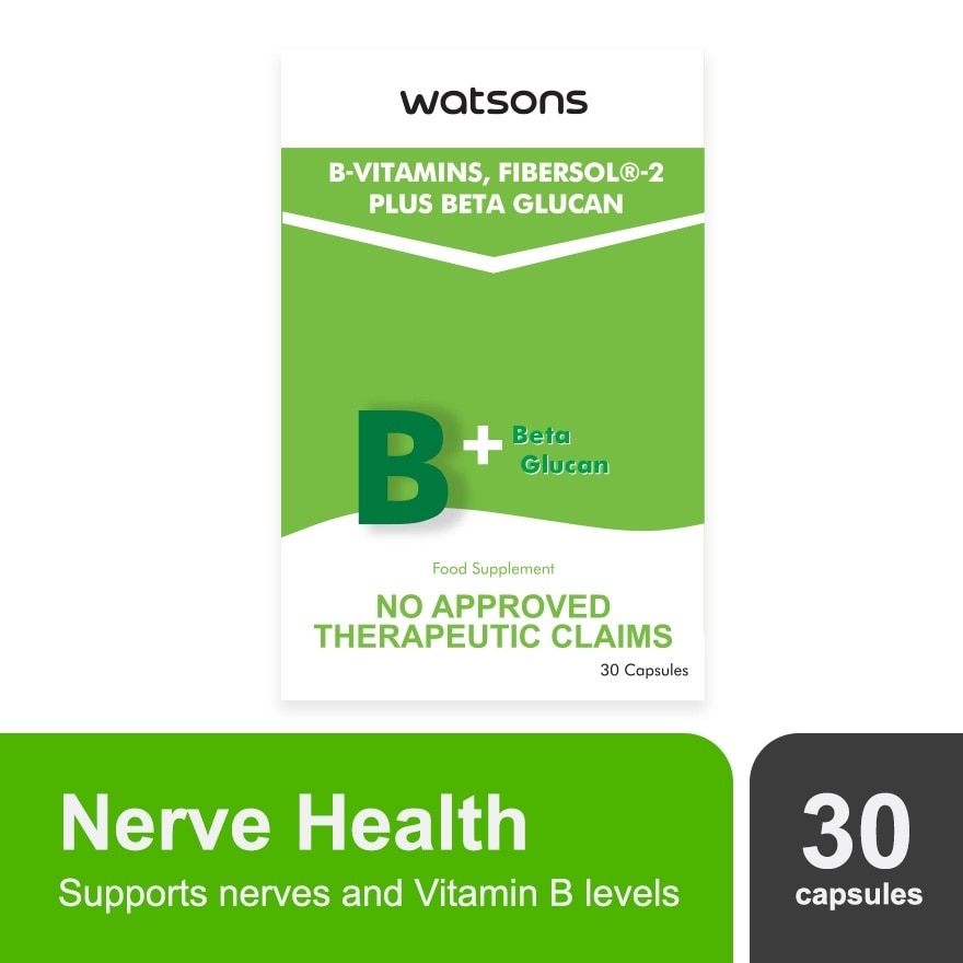 WATSONS GENERICS B Complex Plus Capsule 500mg x 1 Capsule Expiry: August 11, 2026)