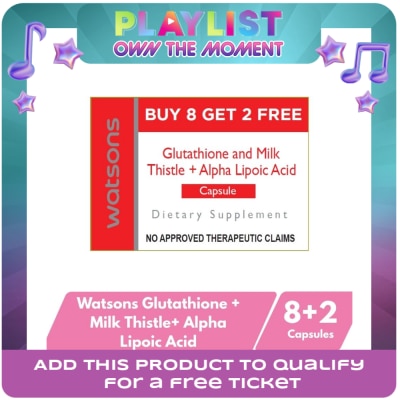 WATSONS GENERICS - WATSONS Glutathione and Milk Thistle + Alpha Lipoic Acid 8 + 2 Capsules (Expiry: March 25, 2027)