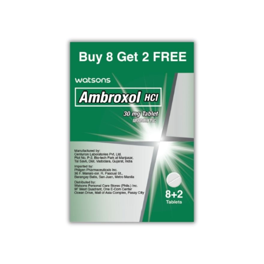 WATSONS Ambroxol Buy 8+2 Capsules 30mg