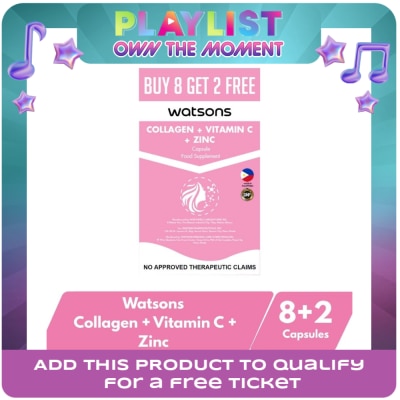 WATSONS GENERICS - WATSONS Collagen + Vitamin C + Zinc 8+2 Capsules