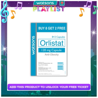 WATSONS GENERICS WATSONS Orlistat 120mg 8+2 Capsules