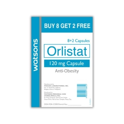 WATSONS GENERICS WATSONS Orlistat 120mg 8+2 Capsules