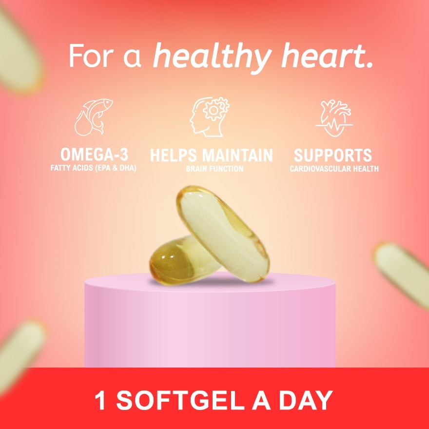 WATSONS GENERICS Omega-3 Oil Softgel Capsule 1400mg 30s Pack