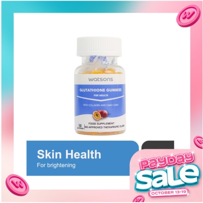 WATSONS GENERICS WATSONS GENERICS Glutathione Gummies with Collagen and Camu Camu for Adults image
