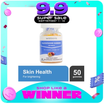 WATSONS GENERICS - WATSONS GENERICS Glutathione Gummies with Collagen and Camu Camu for Adults (Expiry: Jan. 2027) image