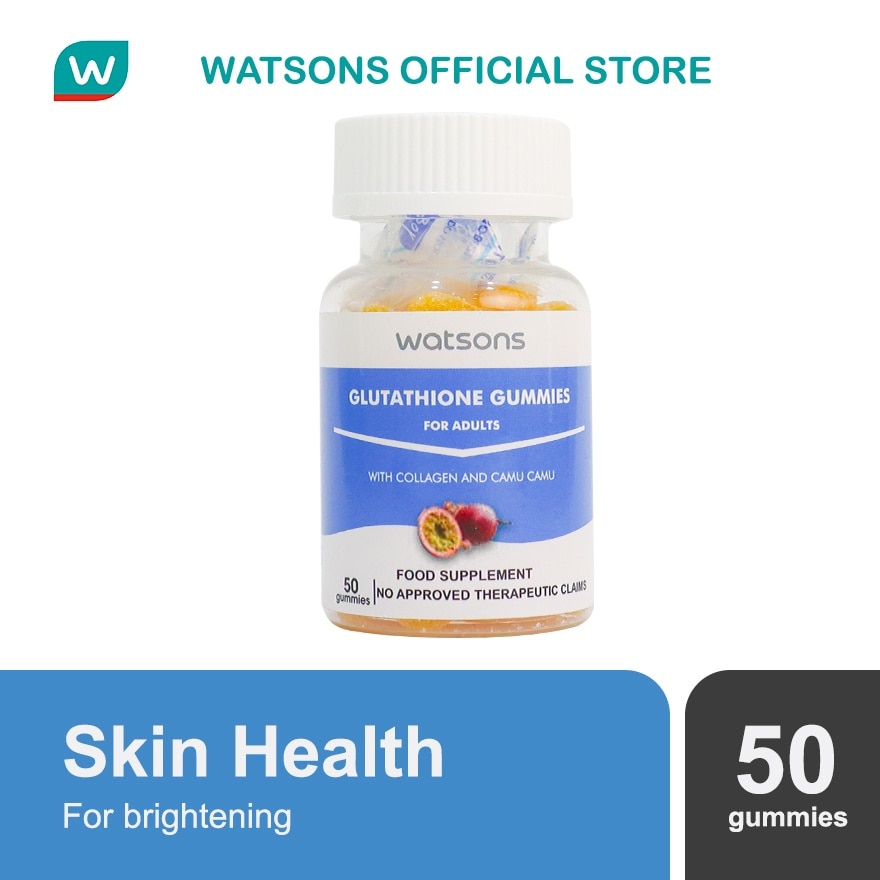WATSONS GENERICS Glutathione Gummies with Collagen and Camu Camu for Adults (Expiry: Dec. 13, 2025)