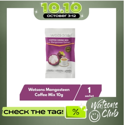WATSONS GENERICS Mangosteen Coffee Mix 10g 1 Sachet image