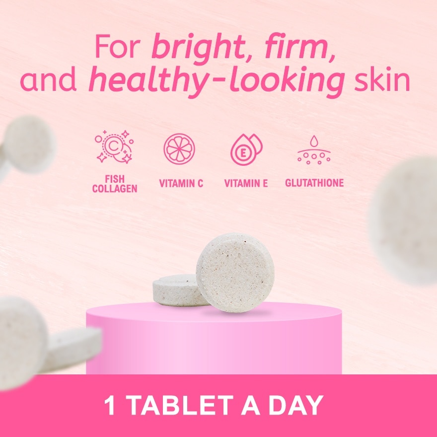 Vitamin C + Vitamin E + Glutathione Effervescent Tablet 10s