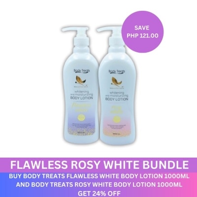 BODY TREATS FLAWLESS ROSY WHITE BUNDLE