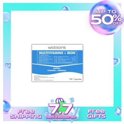 WATSONS GENERICS Multivitamins with Iron 1 Capsule