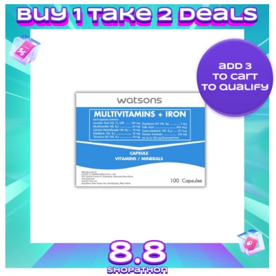 WATSONS GENERICS Multivitamins with Iron 1 Capsule