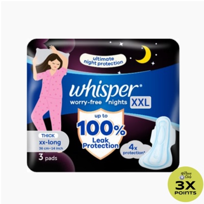 GREEN BARLEY WHISPER Worry Free Nights XXL with Wings 3s